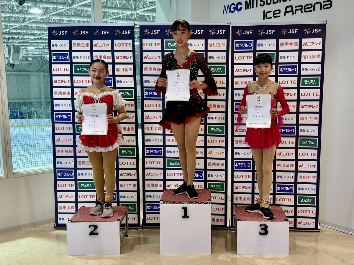 online_on_ice's tweet photo. 🍙東北・北海道選手権2026🍙
❄ノービスA女子❄

🥇#三枝千里 選手
🥈#梅林留実加 選手
🥉#鈴木海先 選手

みなさまおめでとうございます🎉

上位4名が全日本ノービスへ🐏

#フジスケ #FOD #フィギュアスケート #figureskating #全日本ノービスへの道 https://t.co/Z725kbCtKD