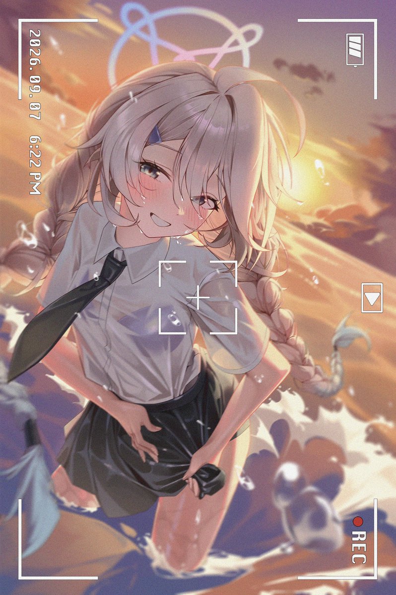 Hachii838's tweet photo. キリノ💦#ブルアか #BlueArcive https://t.co/Sy1lmauHKO