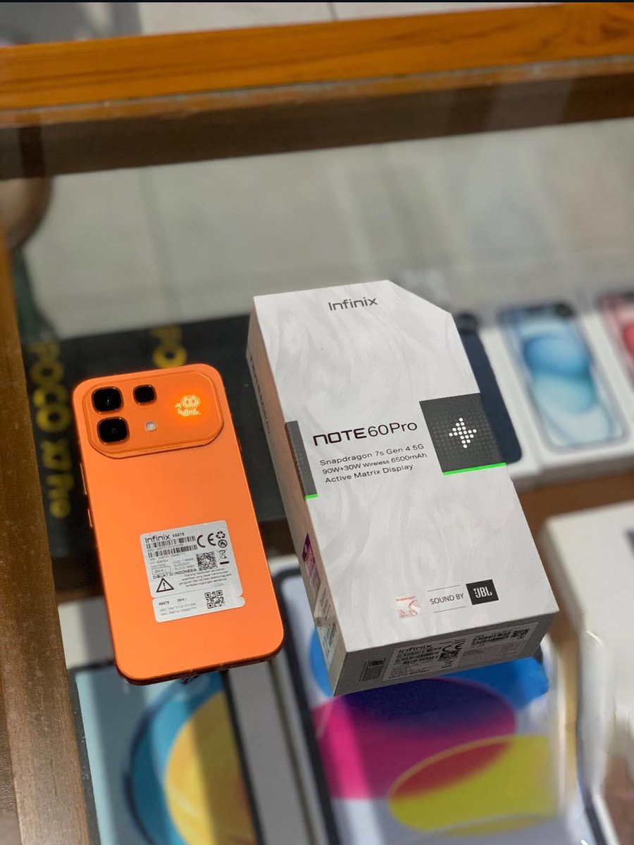 PhoneHomeKE's tweet photo. Infinix Note 60 Pro 🆕 

IP64 dust tight and water resistant(splashes)
CPU: Snapdragon 7s Gen 4(4nm)
RAM: 8+8GB
Storage: 256GB
📸50+8MP 
4K Video
📸13MP
4K Video
🔋6000mAh, 90W
On-display 🫆

Ksh. 46,500
Deposit: Ksh. 4600
Daily: Ksh. 250

☎️ 0701688957

#infinixnote60pro https://t.co/IerMVXbmXU