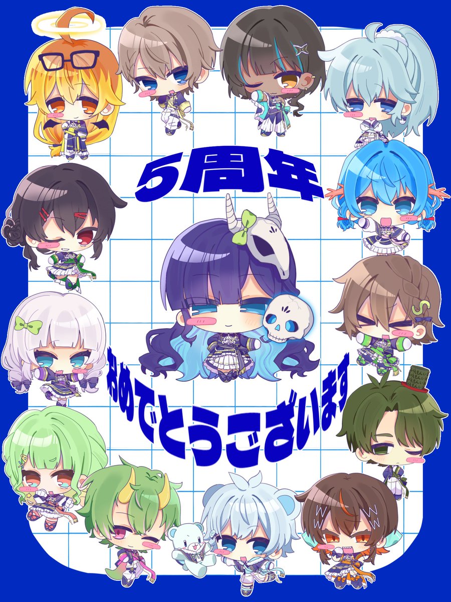 watya003's tweet photo. 5周年おめでとうございます(大遅刻)

#めめ村5thANV https://t.co/BQFQiibZeP