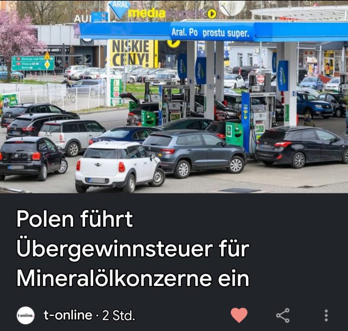 0_7_user's tweet photo. Polen kriegts hin. Wann Übergewinnsteuer in Deutschland ❓️ https://t.co/aTm45oebZM