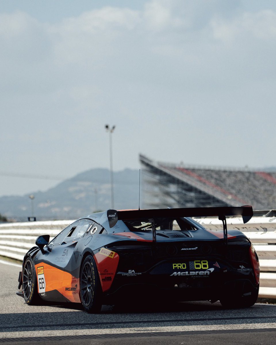 BurgoyneRacing's tweet photo. It’s been such a long wait since Misano, but... WE’RE BACK RACING! 🥳
Ready to go for the penultimate round of the McLaren Trophy Europe season in Barcelona with @SmcMotorsport 🇪🇸👊🏼
#TeamBurgoyne #McLarenTrophy #SMCMotorsport https://t.co/5TtFlXw9jY