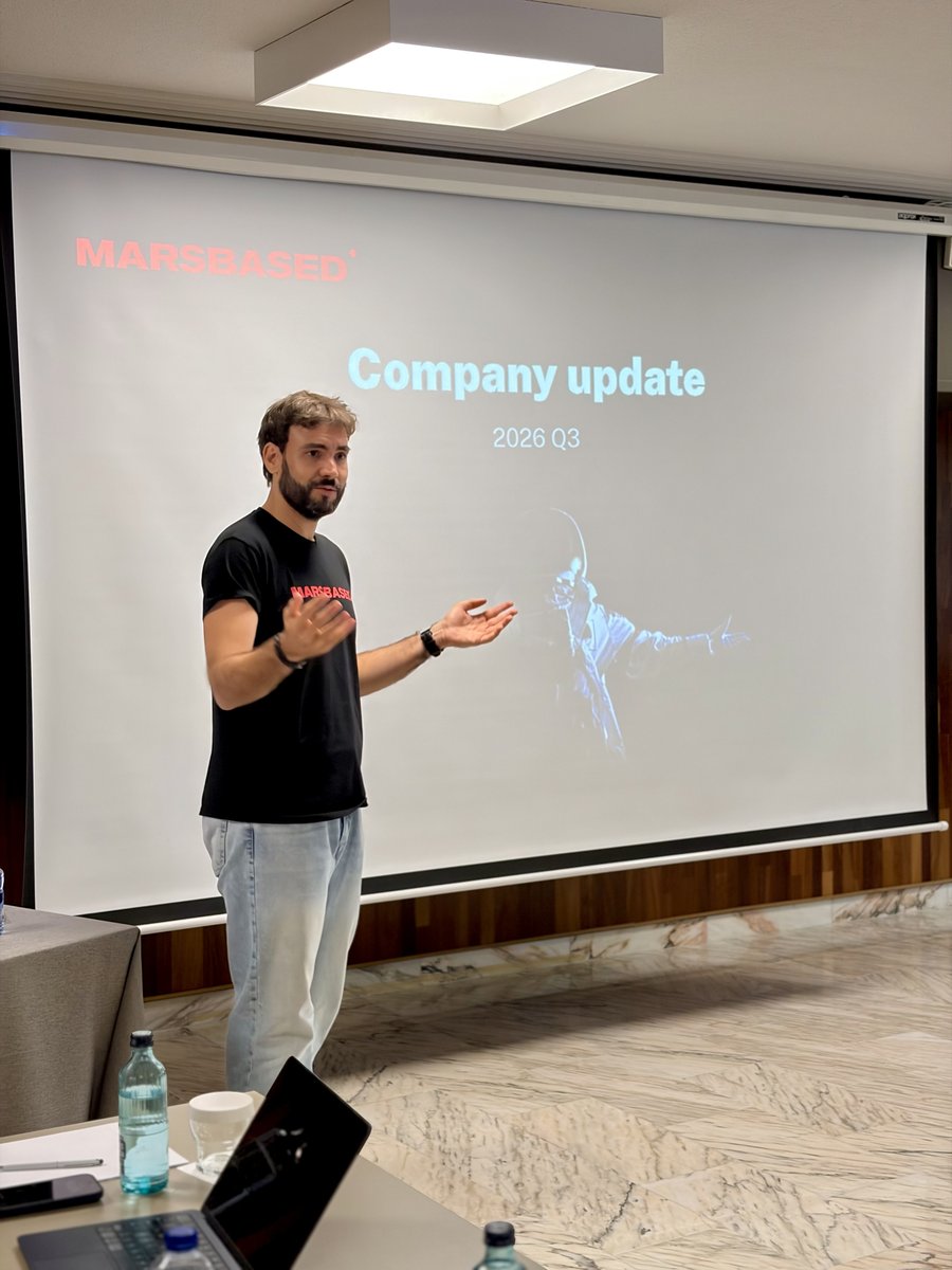 MarsBased's tweet photo. Martian Day: the crew back on Earth.🚀

We're 100% remote, so every few months, we land in Barcelona to meet face-to-face. https://t.co/SoC3UGb4My