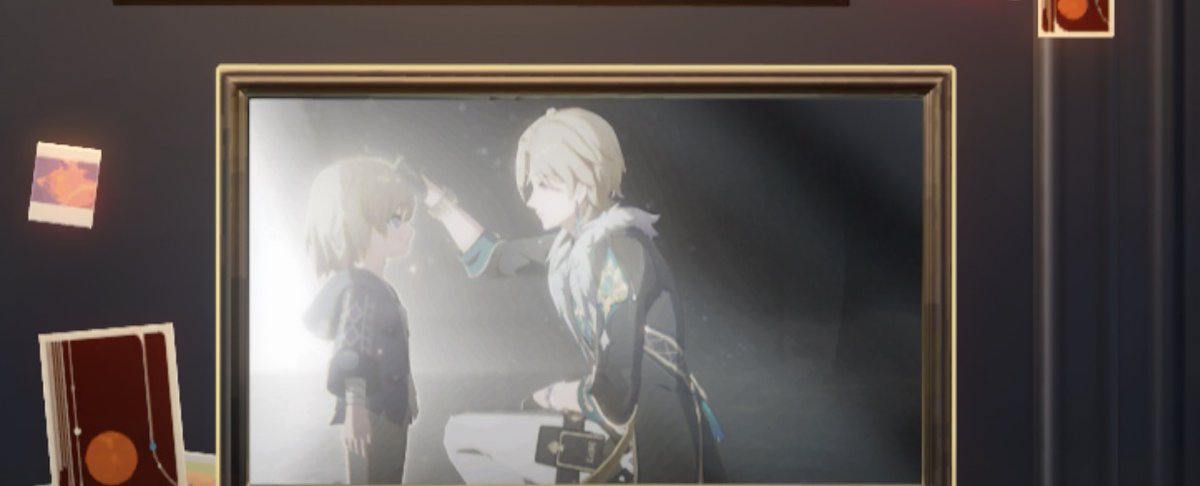 DailyWavenflair's tweet photo. Btw, there are a bunch of new cutscenes with aventurine in it which you can display. 

However, theres still no waventurine cutscenes in the display. https://t.co/5h921FgUxy