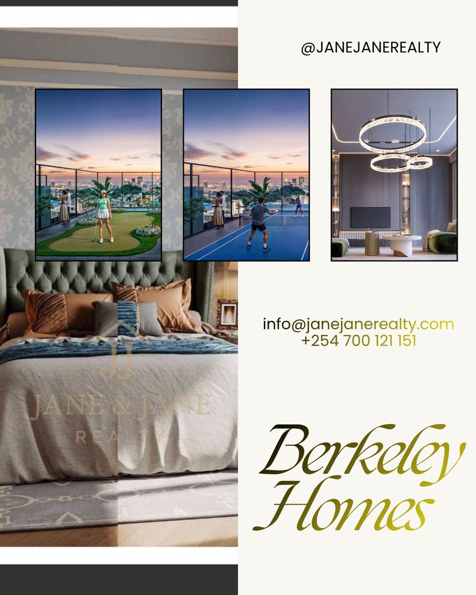 JanejaneRealty's tweet photo. 4/7 🏊 A PROPERTY IS MORE THAN THE APARTMENT INSIDE IT.

Walk into a modern apartment development today and the conversation quickly moves to amenities.

Pool.

Gym.

Rooftop.

Lounge.

Café.

Kids' play area.

Parking.

Security.

And understandably so.

At Berkeley Homes, the published amenities include a rooftop swimming pool, rooftop gym, residents' lounge, café/restaurant, terrace deck and courtyard, children's play area, gaming zone, borehole water, backup power, high-speed lifts and four levels of parking.

Those features can make a difference to how residents experience the building.

But here is the investor's perspective:

An amenity is not automatically an investment advantage simply because it looks impressive.

Ask what it adds to the resident experience.

Ask whether the target tenant actually values it.

Ask what it costs to maintain.

Ask how it affects the service charge.

Ask whether competing buildings offer something similar.

That is the difference between looking at property as a brochure and looking at it as an asset.

A rooftop pool may help create a stronger lifestyle proposition.

A gym may make the building more convenient.

A café could add another layer of everyday functionality.

But the investor still has to look at the numbers.

Because eventually, the question isn't:

“Does this building have nice amenities?”

It is:

“Do the property, amenities, location and ownership costs make sense together?”

That's where the deeper property analysis begins.

JANE & JANE REALTY
📞 +254 700 121 151 | 🌐 https://t.co/SG8trKJDGI
BUY • SELL • INVEST IN PROPERTY

#ApartmentsForRent #ApartmentsForSale #Kileleshwa #DonaldTrump #PropertyInvestor #EdwinSifuna #IrrigationProgressKe #LuxuryApartments #2027GeneralElection #HNWI #Makhumalo #InvestmentOpportunity