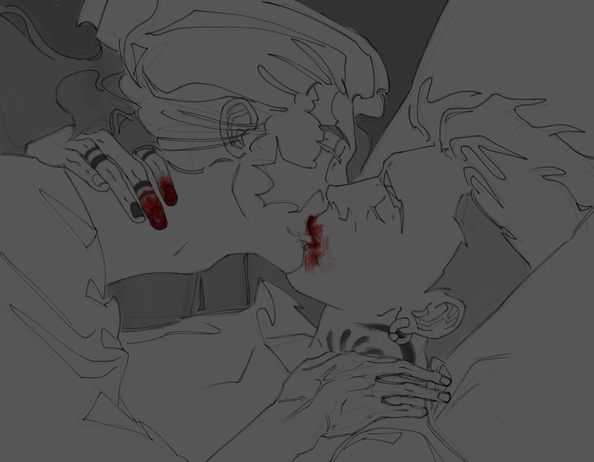 lilithnepunk's tweet photo. day 2: bloody kiss
#multigachishiptober #tamjin https://t.co/hAwnReuLU8