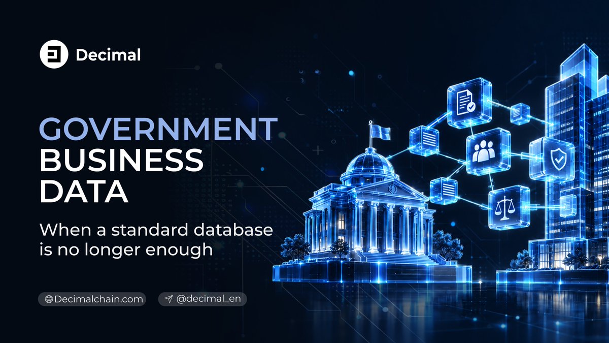 DecimalChain's tweet photo. Blockchain isn’t a replacement for every database.

It is useful when independent parties share the same history and need to verify actions. Registries, digital rights, supply chains, and collective management are examples of such use cases.

Read more: https://t.co/kA7PdghZ7t https://t.co/hLOYRLEWJs