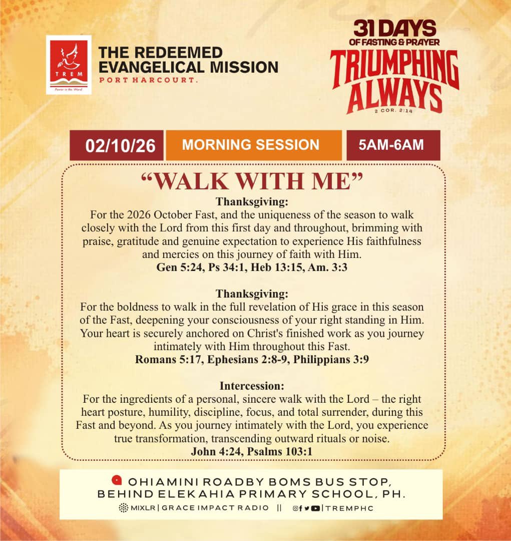 tremphc's tweet photo. Day 2 of our 31 Days of Fasting &amp; Prayer is here! Let’s continue this journey with hearts of gratitude, surrender, humility, and a genuine desire to walk closely with the Lord.

Join us as we seek God and trust Him for transformation throughout this Fast.
#thisishome #TREMPHC https://t.co/07Q2ifdft9