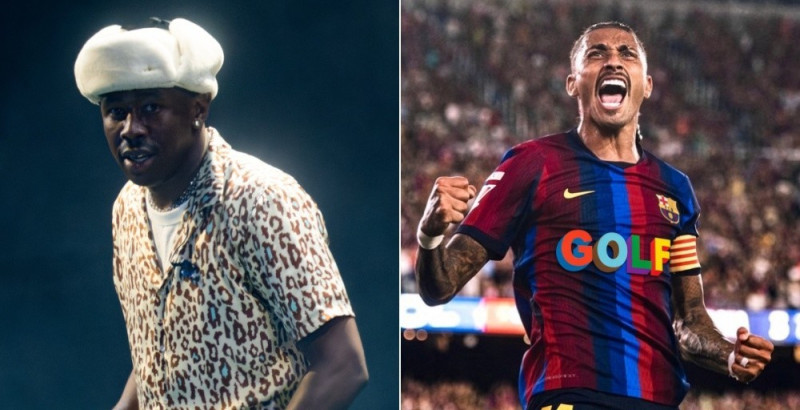 barcacentre's tweet photo. 🚨 Tyler, the Creator will be the next artist to appear on Barcelona’s jersey for the Clásico on October 25th. [@memorabilia1899 via @Footy_Headlines] https://t.co/owRrstiZdA