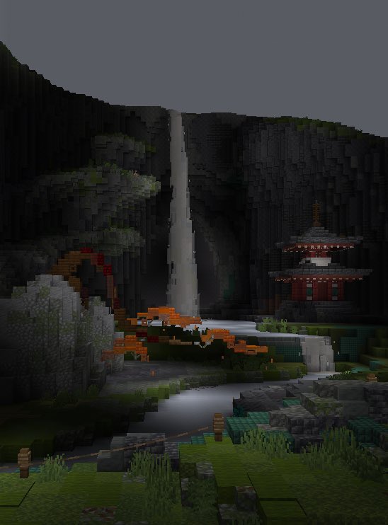 Omuraxisu's tweet photo. #おやさい鯖
#Minecraftbuilds
滝 https://t.co/ChZoh6LFs1