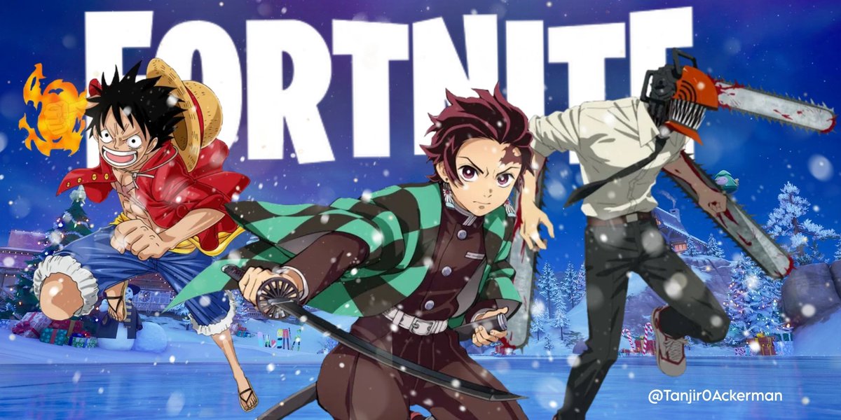 Tanjir0Ackerman's tweet photo. Need this line up by Fortnite Winterfest  2026 ❄️☃️🎴
#DemonSlayer #Fortnite
#BringDemonSlayerToFortnite https://t.co/jnhjml20n2