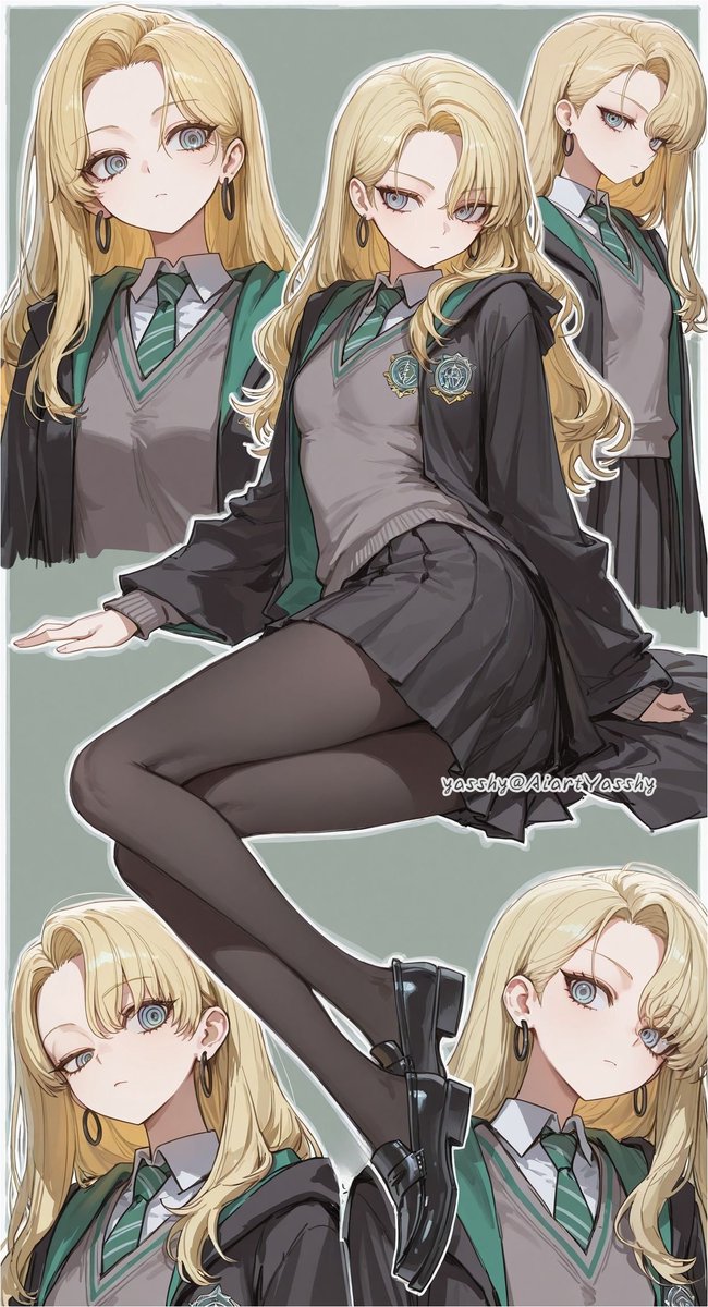 AiartYasshy's tweet photo. 女体化マルフォイ #malfoy https://t.co/BBc84aSLOV