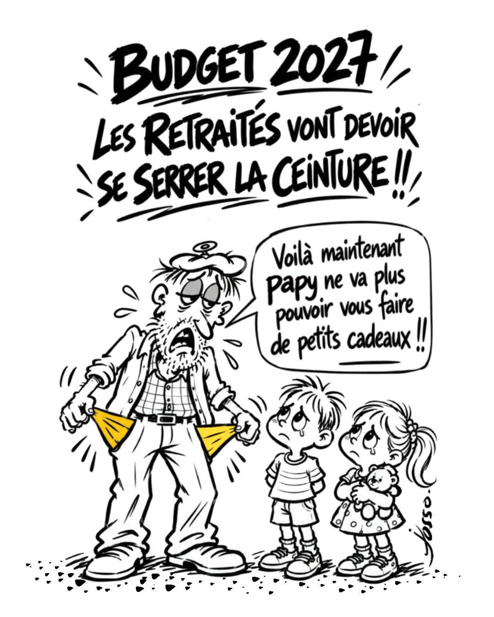 jocelynjosso's tweet photo. 🍁 Creation digitale 🌿 Josso 
👉 #budget #retraite
👉 #economie #rire
👉 #pouvoirdachat
👉 #dessindepresse https://t.co/8VjNTD7YwQ