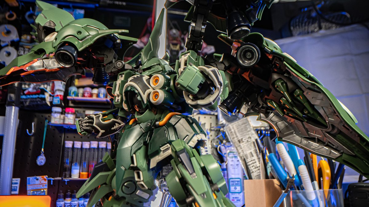 plaban_gunpla's tweet photo. 検査とかでかなり遅くなりましたがMGSD クシャトリヤできた！
明日10月3日　19時投稿できるように頑張ります https://t.co/8SMLMPC1ja