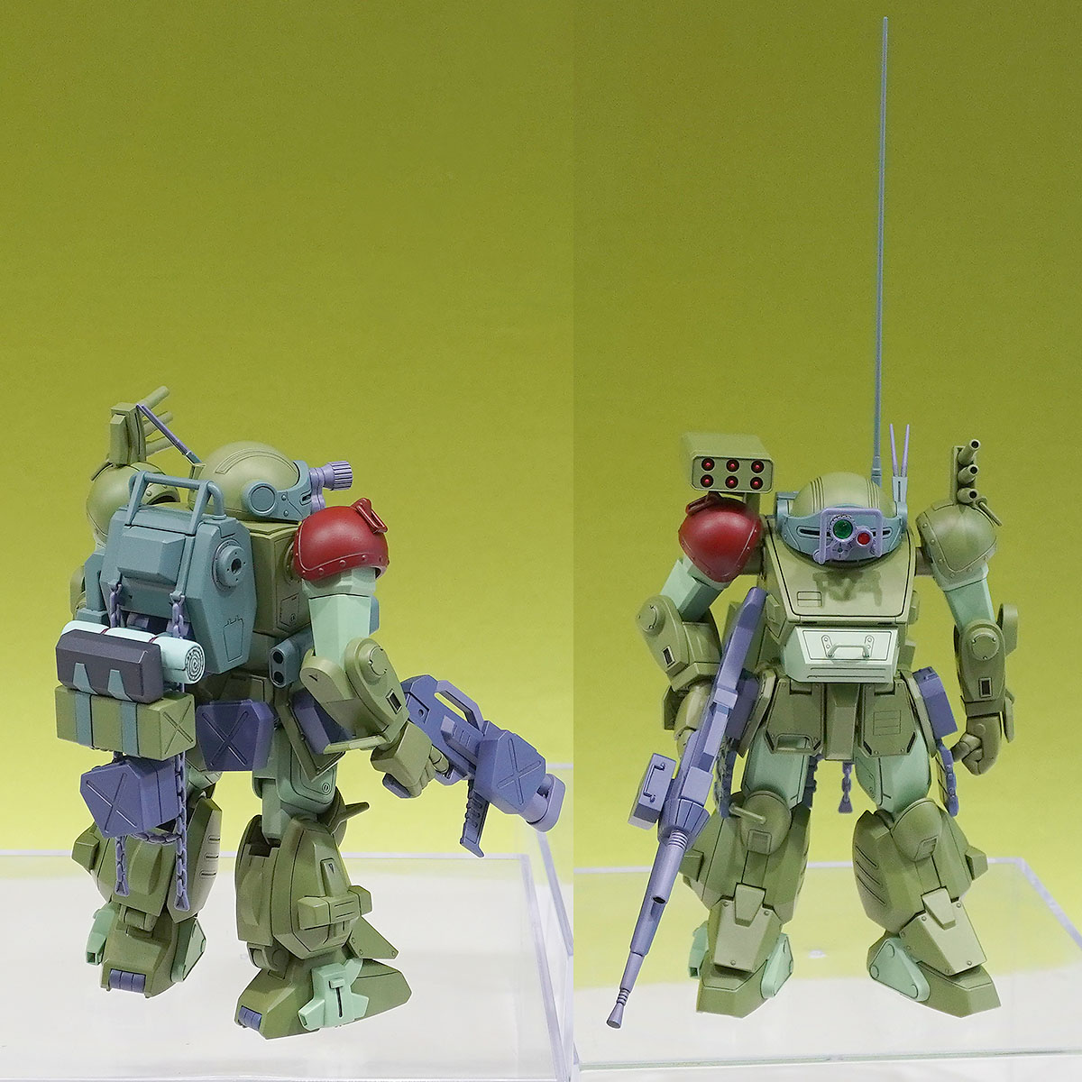 wave_corp's tweet photo. 【第64回 全日本模型ホビーショー展示情報】テレビシリーズ以前を描いたOVA第3弾、『装甲騎兵ボトムズ レッドショルダードキュメント 野望のルーツ』仕様のスコープドッグ ターボカスタムが1/35スケールで製品化決定！#装甲騎兵ボトムズ #全日本模型ホビーショー #ウェーブ
ウェーブ展示アイテム一覧はこちら！→https://t.co/jHiuWACd4f