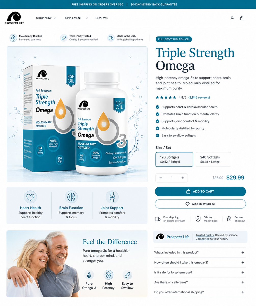 williamdtc2y's tweet photo. It should make the buying decision easier.

Clearer product value.

Stronger trust signals.

Benefits visible at the right time.

Simple quantity selection.

Less friction before checkout.

Better buying experience → more opportunities to improve CR & AOV.

#Shopify #DTC #Ecommerce