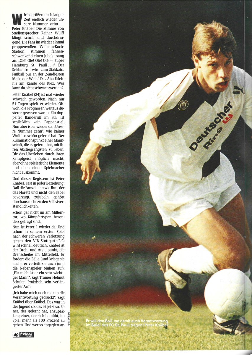 kicker_fuma's tweet photo. "Peter Knäbel - Es wird immer wieder Tag"
(Aus: Fuma November 1990)
#knäbel #fcsp #bochum #fcs #glubb #sfv #happybirthday https://t.co/lDRNpKNQPu