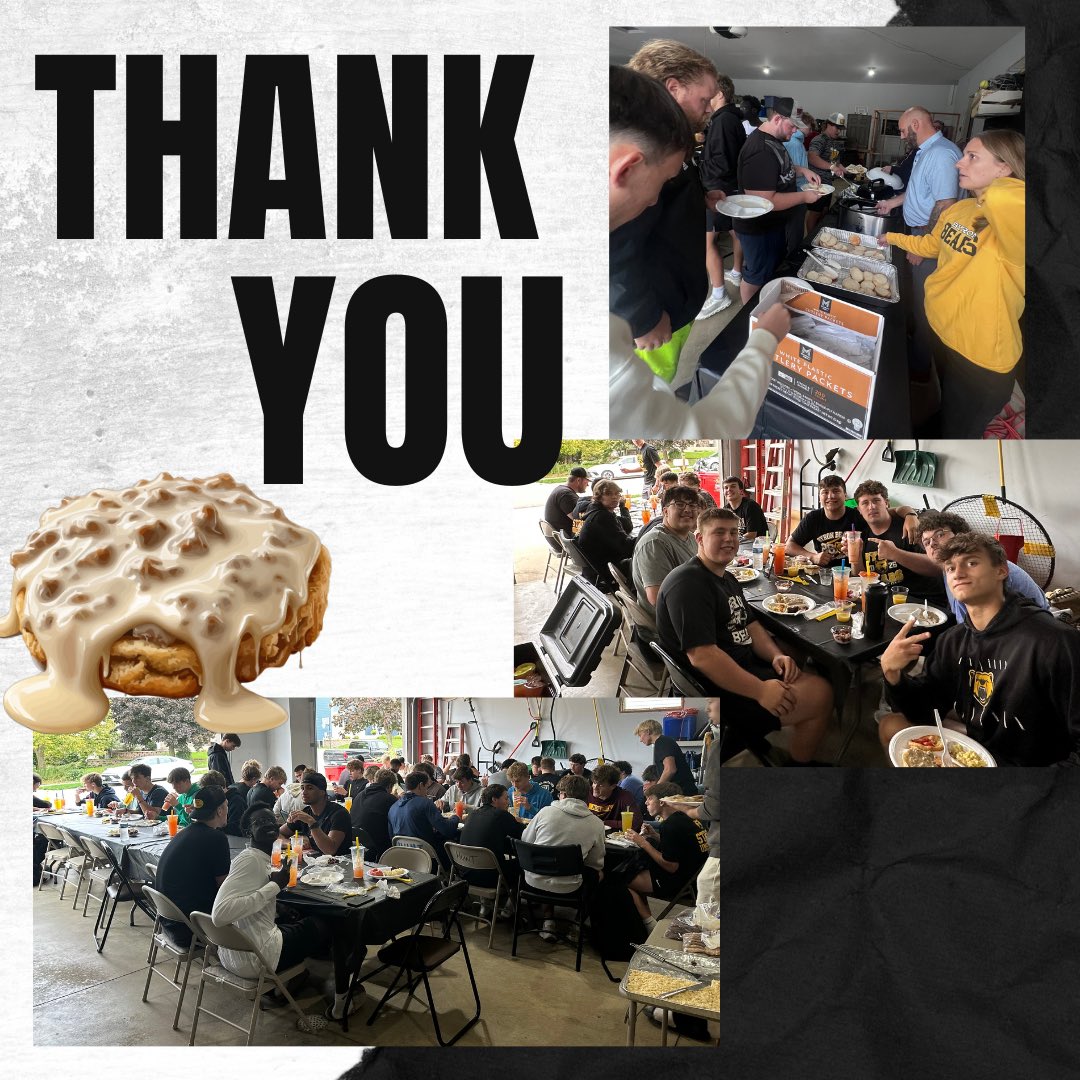 ByronTDClub's tweet photo. Team dinner (BRINNER) was a hit!!! Thank you to Haglunds and Nicklays for keeping the team fed together! Big shout out to @uniuni_rochestermn for the delicious boba teas for the players. What a special treat for homecoming week! #byronmn #byrontouchdownclub https://t.co/y84GrmkDyA