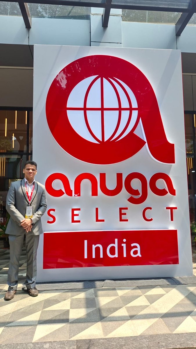 Quebec_India's tweet photo. Our Trade Adviser Nikhil Thorat visited Anuga Select India in Mumbai, connecting with industry stakeholders and exploring opportunities for Québec’s agri-food companies in India.
#Québec #India #AnugaSelectIndia https://t.co/RIufqefhcH