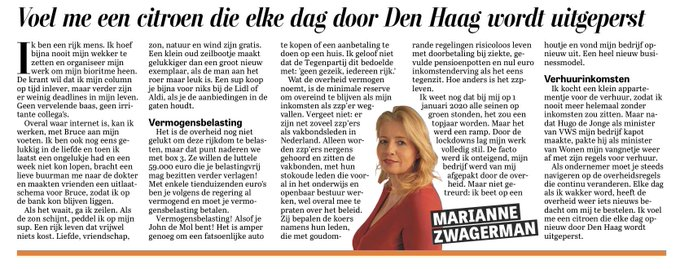SanderSassen's tweet photo. Prima stuk van @mariannezw. Ik weet 100% zeker dat heel veel Nederlanders dit op exact dezelfde manier ervaren: je voelt je een belastingslaaf, je wordt aan alle kanten uitgeknepen met steeds hogere belastingen om de geldhonger van de overheid te stillen. https://t.co/2RwysMAxyD