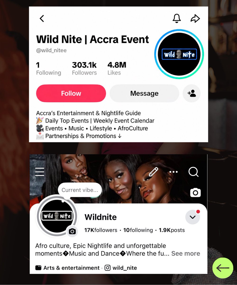 Wild_niteee's tweet photo. MEET WILD NITE, YOUR GUIDE TO ACCRA’S ENTERTAINMENT SCENE! 🔥🌃

For years, Wild Nite has been keeping you updated on the events, nightlife, music, lifestyle and entertainment shaping Accra. 🎶🔥

From what’s happening tonight to the biggest events of the weekend, we’re here to help you know where to be and what not to miss. 👀

We also bring you event coverage, content creation, digital promotion, social media management and entertainment updates across our platforms. 📲🎥

This is more than just a page, Wild Nite is your plug for Accra entertainment. 🇬🇭🔥

What’s one thing you’d like to see more of from Wild Nite? 👀👇🏾

🫵🏻 Follow Wild Nite @wild_niteee  for more Entertainment updates

#wildnite #AccraEntertainment #AccraNightlife #GhanaEntertainment