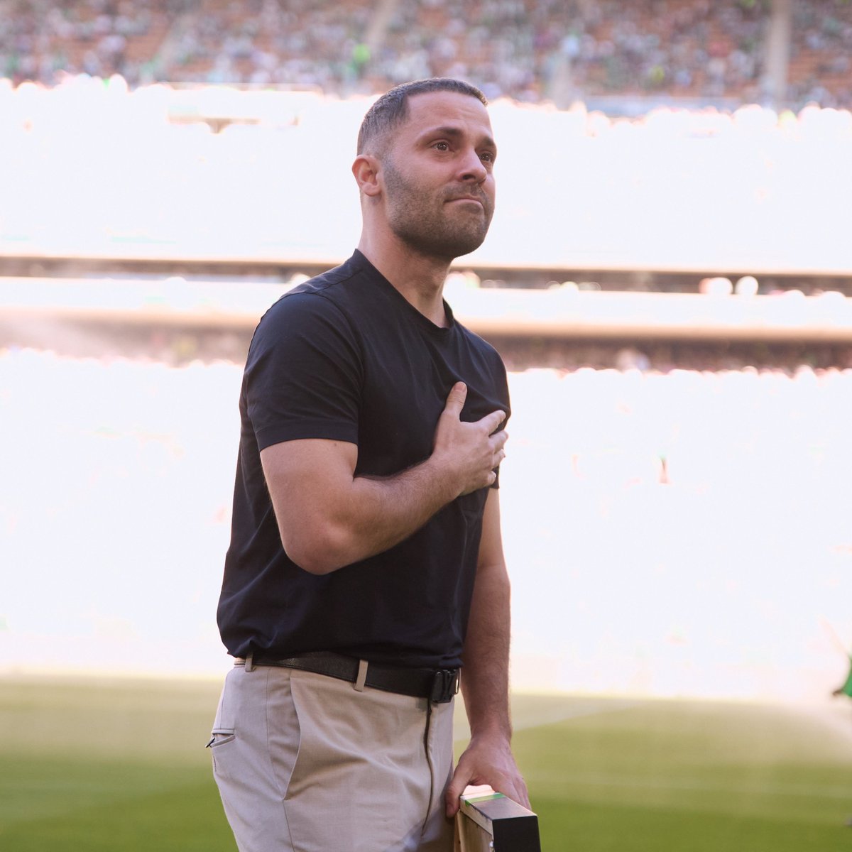RealBetis's tweet photo. Lo entendiste todo a la perfección desde el primer día 💚

¡Enhorabuena por tu trayectoria, @RizaDurmisi! 👏 https://t.co/58hqbeSDHA