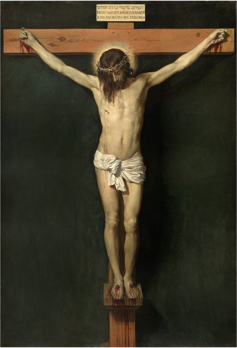 museodelprado's tweet photo. #TalDíaComoHoy, en 1829, ingresó en el Museo del Prado el “Cristo crucificado” de Velázquez, una obra que realizó hacia 1632, poco después de que volviera de su viaje a Italia https://t.co/e9U2xvQBEX https://t.co/kiqpcX61jI