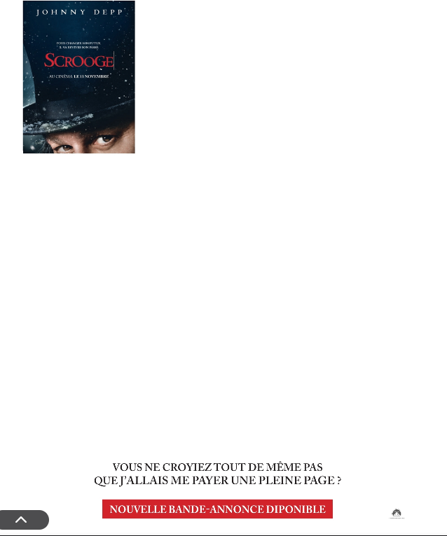 iludeux's tweet photo. Très drôle cette publicité pour le film #Scrooge avec Johnny Depp, très représentatif de l'esprit pingre du personnage 😁 https://t.co/oPLiRlQmOC