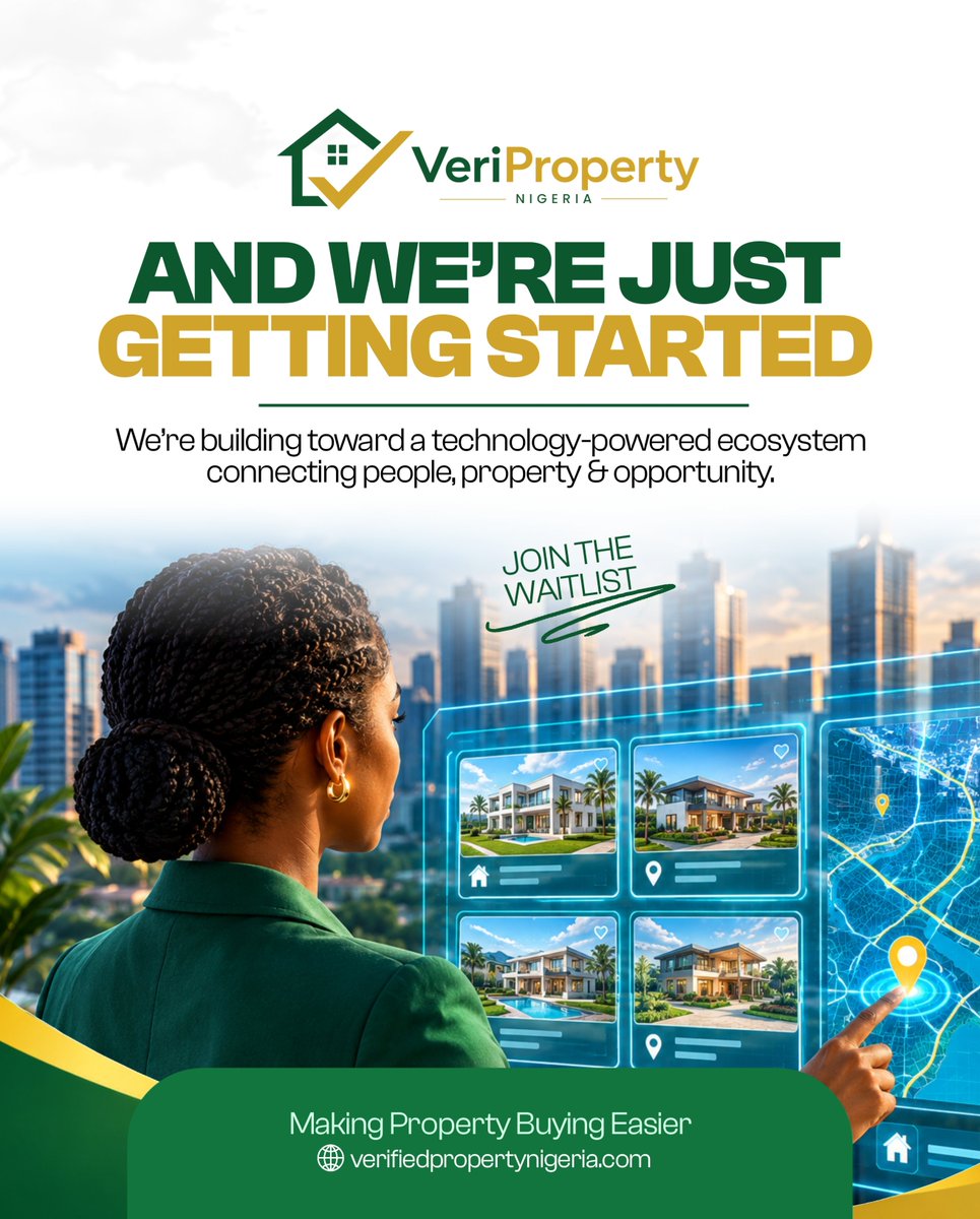 veripropertyng's tweet photo. Swipe through and find yours.

Then head to https://t.co/Un8VyhXsh7 and take the next step.

From Property to Possibility.

#VeriProperty #RealEstateNigeria #PropertyNigeria #RealEstateOpportunities #FromPropertyToPossibility https://t.co/ar1VzjjuoD