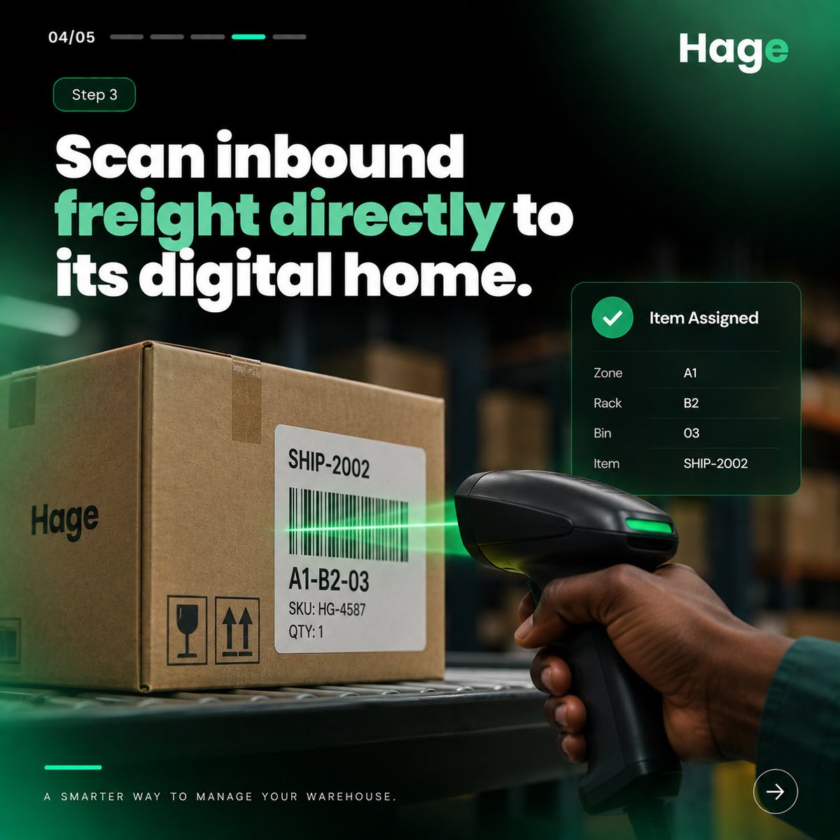 tryhagetoday's tweet photo. Digitizing your warehouse doesn't require a million-dollar IT team.
Hage makes it simple, intuitive, and ready to scale.
Visit https://t.co/lXNSC04vvL to join the First 100 LSP for free. https://t.co/PHBIijPBmq
