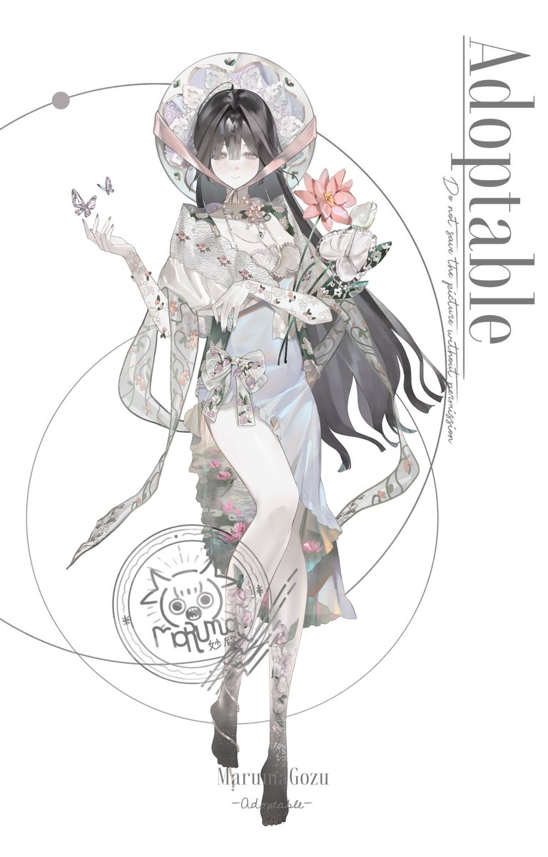 Maruma_Gozu's tweet photo. I’m very fond of Lotus Pond theme adopt🪷🦋🦢 https://t.co/1u9UMwsy3h