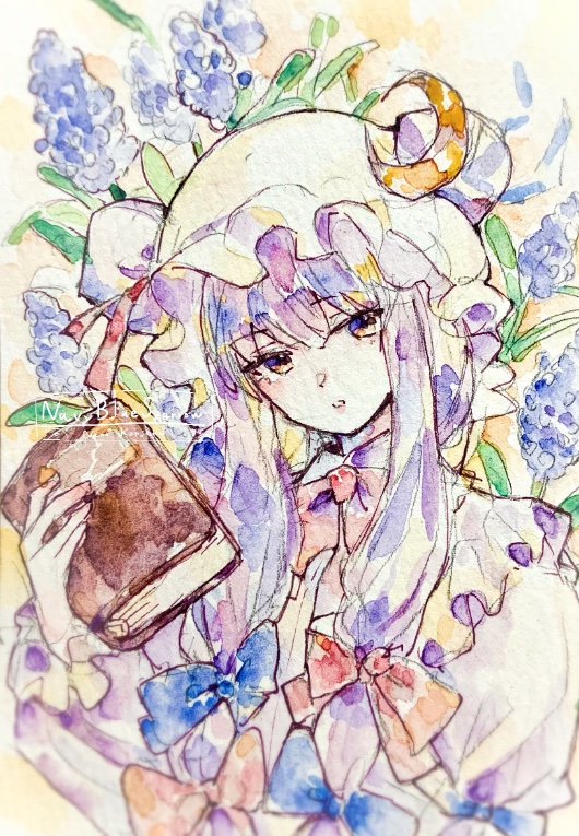 NavyBlueSparrow's tweet photo. パチュリー https://t.co/NBKSnCcoQj
