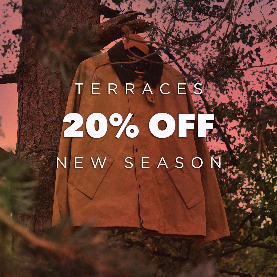 Terraces_Store's tweet photo. 20% OFF NEW SEASON: Limited Time Only  💷✂️

Shop 20% off new season favourites from Barbour, BOSS, New Balance, Columbia, Napapijri, Weekend Offender, Marshall Artist and more!

Use code 'SAVE20' at checkout! 🔗 https://t.co/DTuPUnLtXe

*Code works on selected brands within the link

#terraes #menswear #sale #aw26