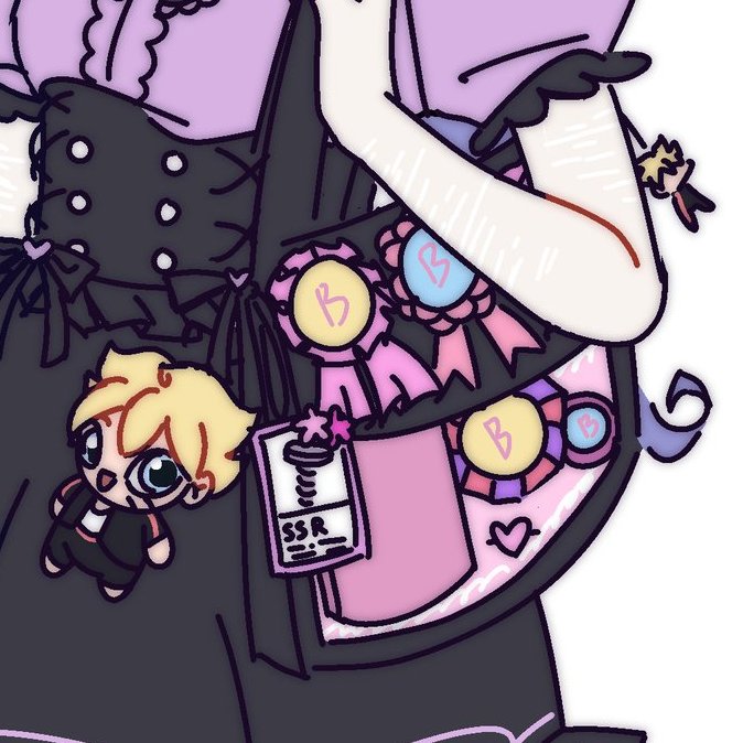 sumiremyflower's tweet photo. I really love how you drew these details, she truly is the number one Boruto lover🩷💜 https://t.co/dgM2sIMgOC