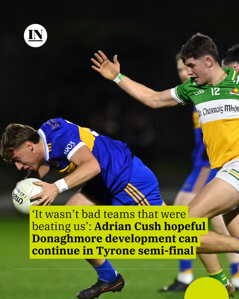 irish_news's tweet photo. Donaghmore's involvement in the Tyrone SFC semi-final turns the page on a story of close calls and missed chances spanning almost two decades.

A first last four appearance since 2007 sees them take on Edendork at O’Neill Park in Dungannon on Saturday - a golden opportunity for both clubs to reach a county final. Edendork have never made it, while the most recent of Donaghmore’s five finals dates back to 1960.

Read more: https://t.co/VFOdmSJ8rQ