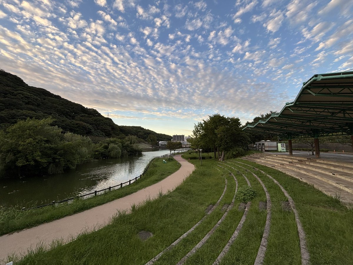 chuoh_park's tweet photo. 中央公園、秋の空。
どこから撮っても絵になります。
お気に入りの「秋の景色」探してみませんか？☺️🍁 https://t.co/6cxQSxmWfb