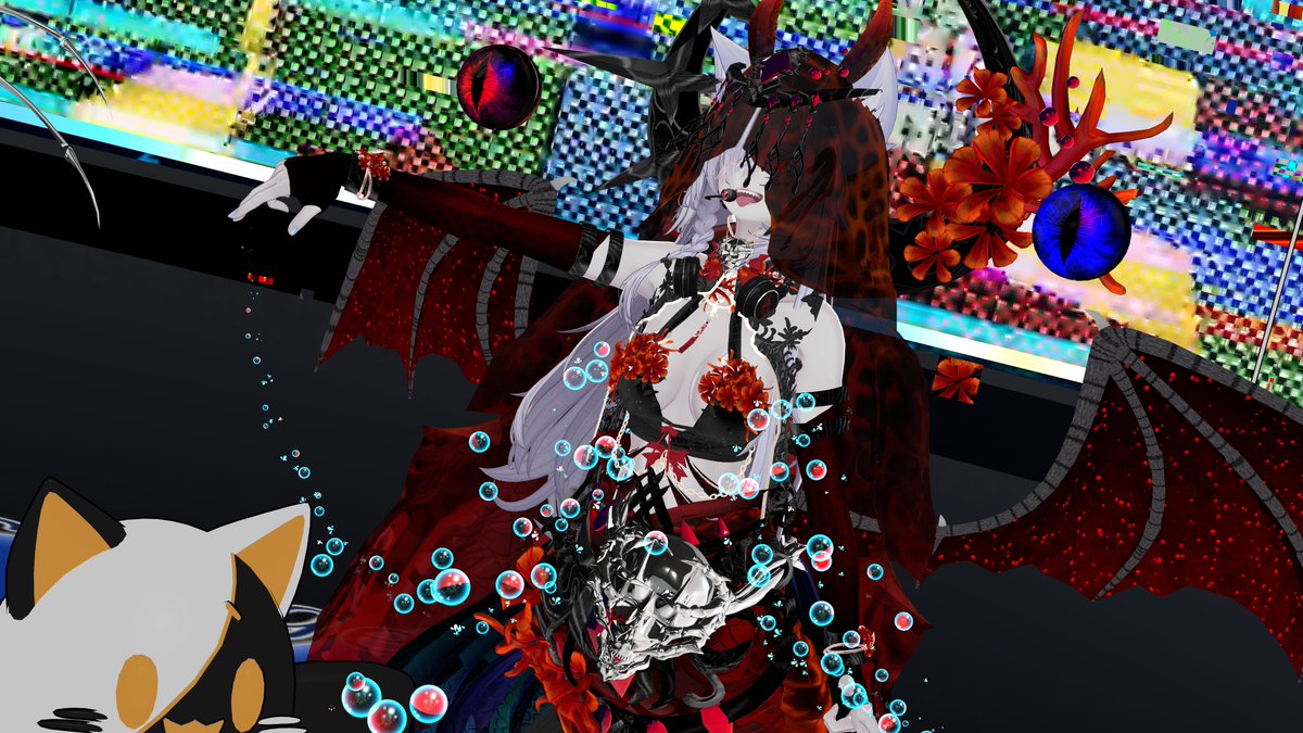 nameless_002_'s tweet photo. @SpookyGirls_ @koumorichan_vrc @_Yuuki_k_ 神威ユウキさん！歌声も衣装も毎回めっちゃ綺麗で好き。
ほんとに今回の深海の魔女衣装もめっちゃ良いなって思った。
#神威ユウキ https://t.co/cqQnkLyZKi