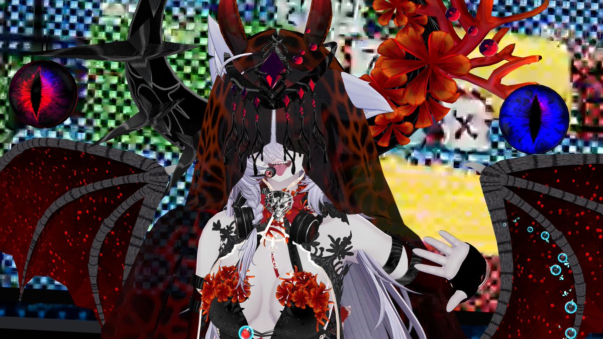 nameless_002_'s tweet photo. @SpookyGirls_ @koumorichan_vrc @_Yuuki_k_ 神威ユウキさん！歌声も衣装も毎回めっちゃ綺麗で好き。
ほんとに今回の深海の魔女衣装もめっちゃ良いなって思った。
#神威ユウキ https://t.co/cqQnkLyZKi