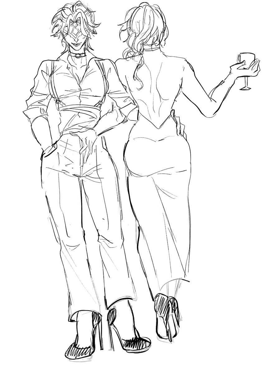Nasiliwet_Uy's tweet photo. WIP, patience everyone. Let me get my work done first. #fem #dottolone https://t.co/YQrYM5572Z
