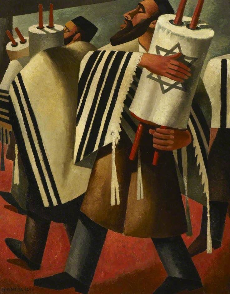 AlbertBaram's tweet photo. Emmanuel Levy (1900–1986) 

Deux rabbins portant les rouleaux de la loi https://t.co/c4gAnD7rpX