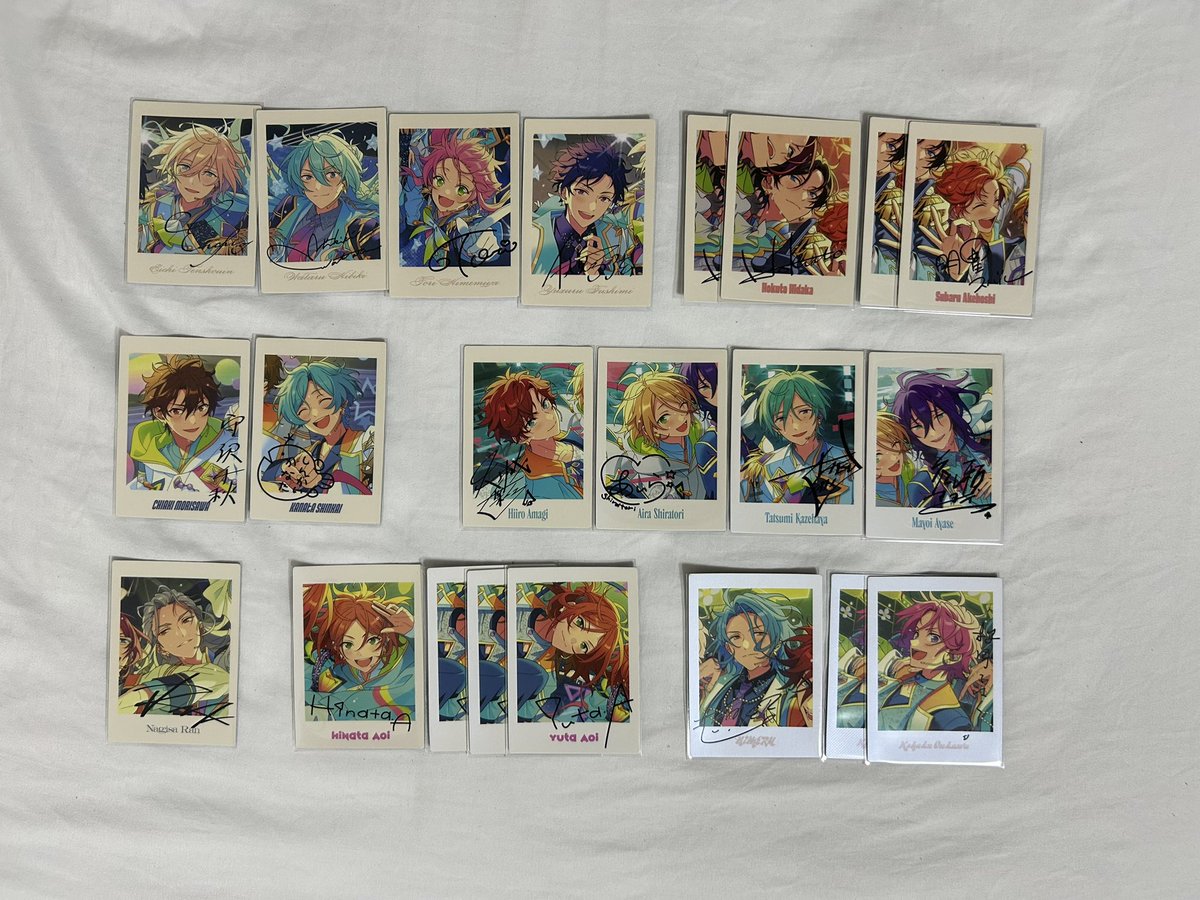 hanamaru613's tweet photo. 【譲渡/買取】
あんさんぶるスターズ あんスタ 展示会
10周年
ぱしゃっつ 特典
譲： 画像1~3
求：100/枚＋送料
(1部抱き合わせになります)

※郵便希望
※PayPayのみ

検索からお気軽にお声掛けください☀️ https://t.co/dCpESQGI2P