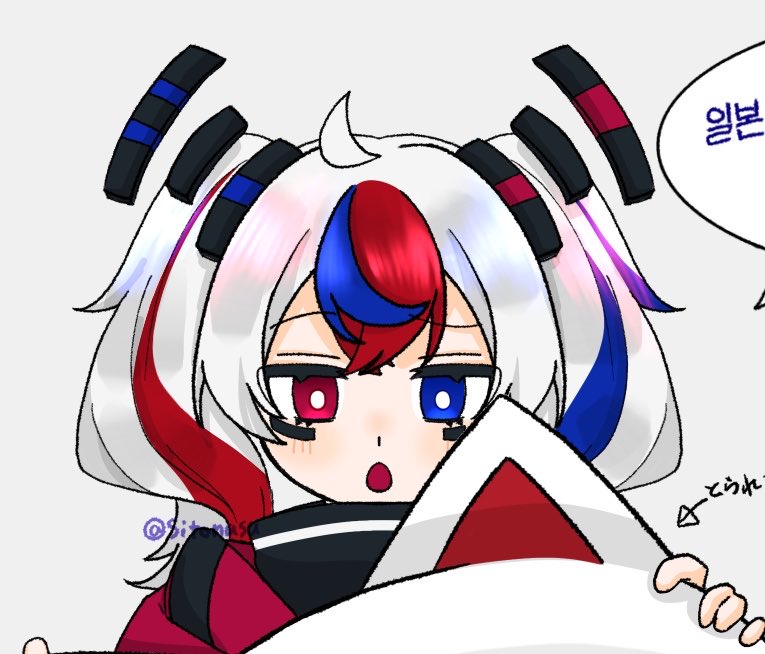 Sitonasu's tweet photo. ←7月      10月→
国旗娘にハマってから爆発的に画力上がりました！ #国旗娘 https://t.co/hIKhYMSbIk