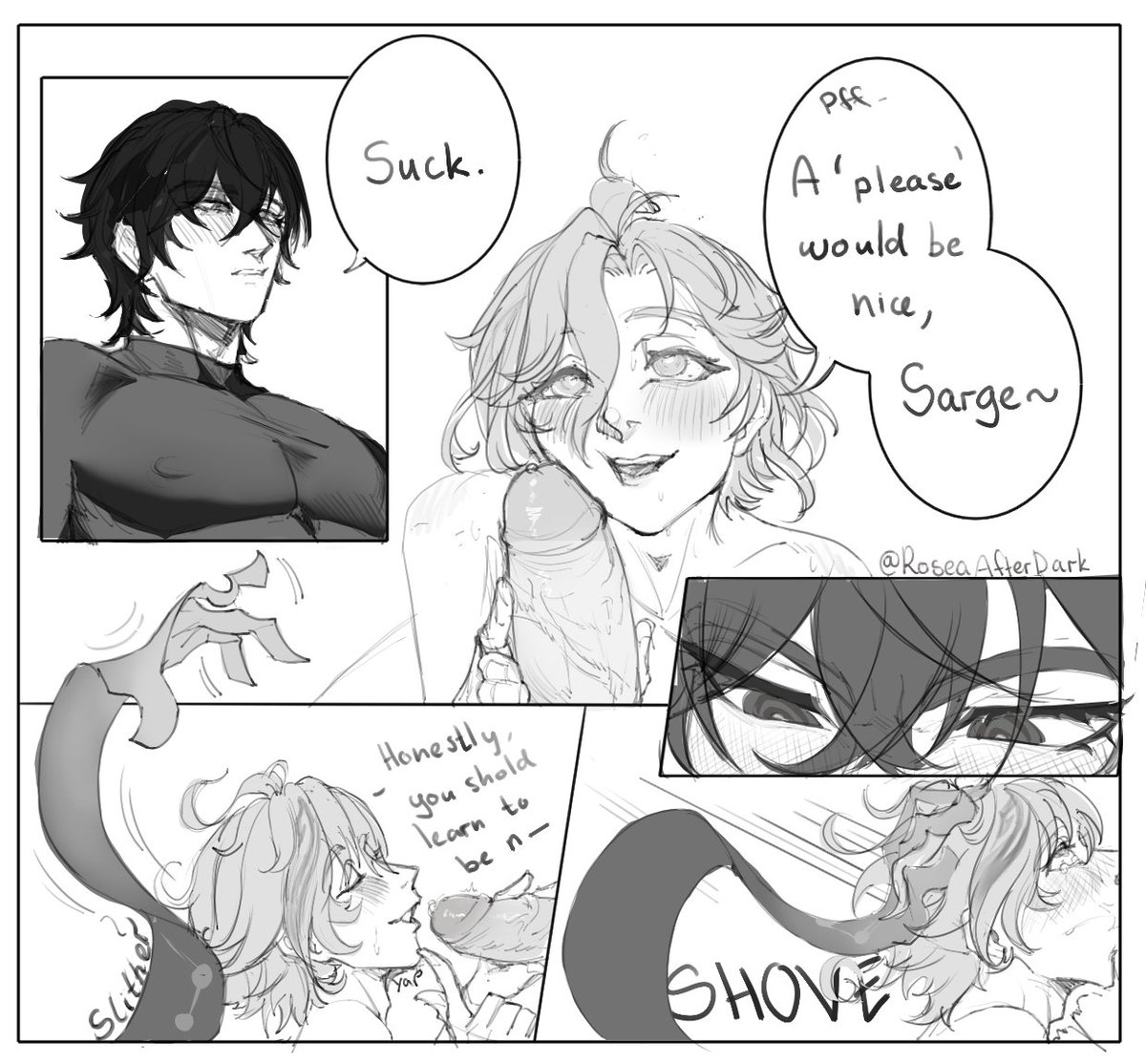 RoseaAfterDark's tweet photo. Day1 #kinktober
Bratting

Valeriy and the scarf working together to teach Mitya a lesson🤭

Hello #Valitya nation 👀 https://t.co/Dg8MHXvdiu