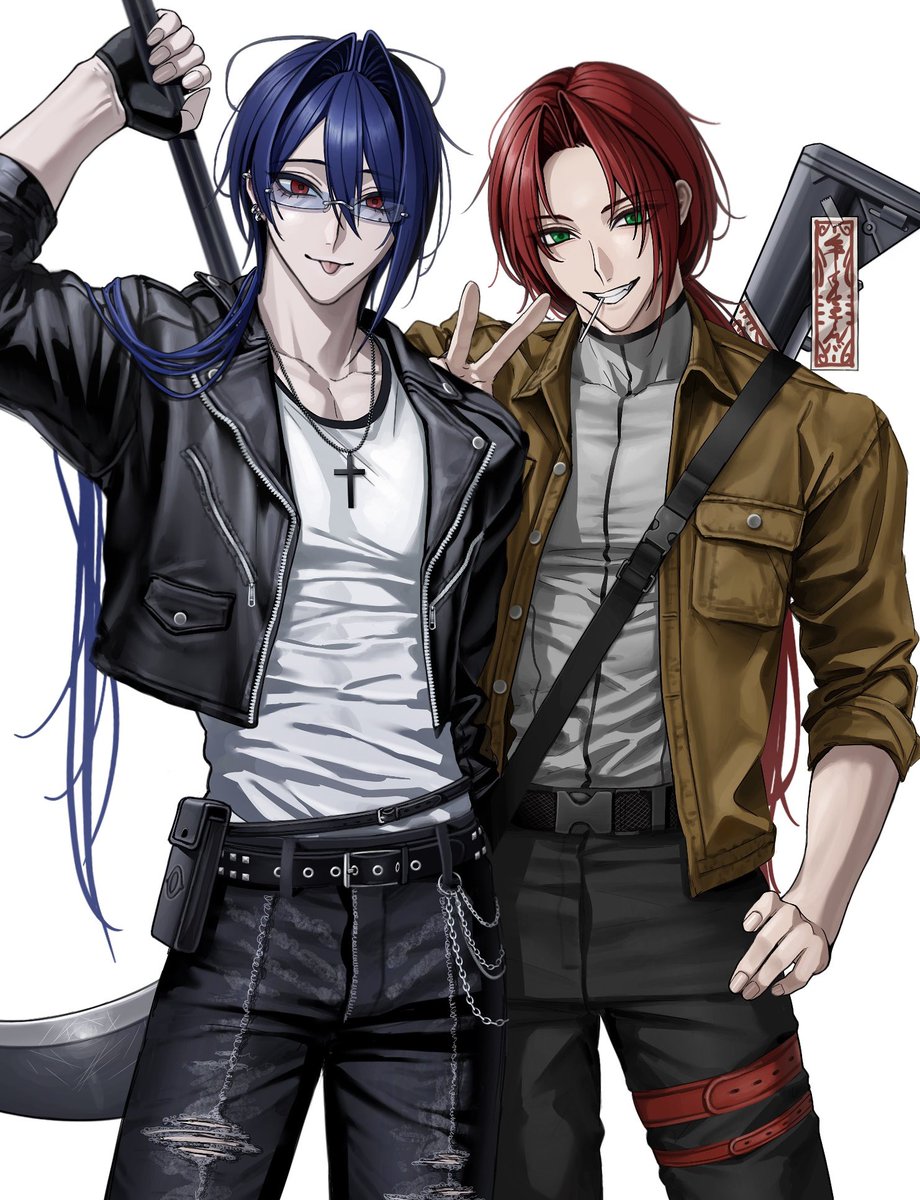memory____a's tweet photo. OC 
めちゃ強い2人組-怪異ハンター👻 https://t.co/H04v7GzEla