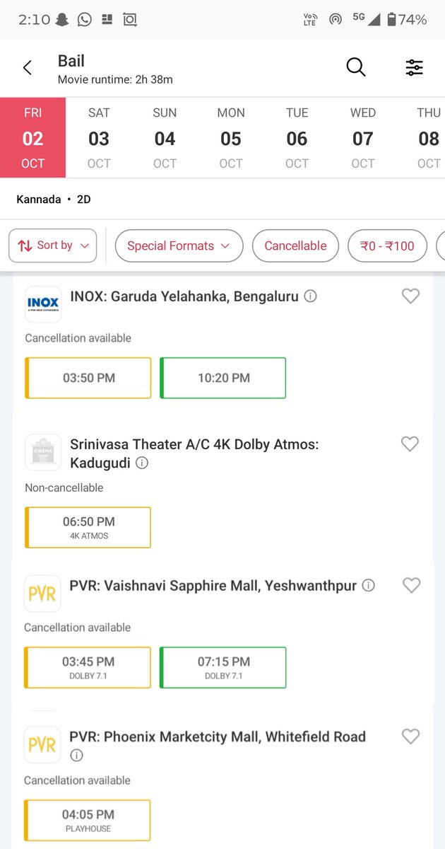 Likitweetz's tweet photo. Hitting BOX-OFFICE &amp; Pulling audience to the theatres with zero promotions.🔥
Its not everyone's cup of tea 💥
Srk Rampage 🥵

#DrShivaRajkumar #ShivaRajkumar #Shivanna #Bail https://t.co/3CqVUtL9dl