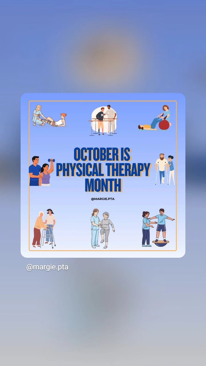 OmarajonathanPT's tweet photo. October is Physical Therapy Month! 💪
Celebrating movement, recovery, and independence — one patient at a time.
#PTMonth #PhysicalTherapy #ChoosePT #OctoberIsPTMonth https://t.co/jtHIcdxCt4