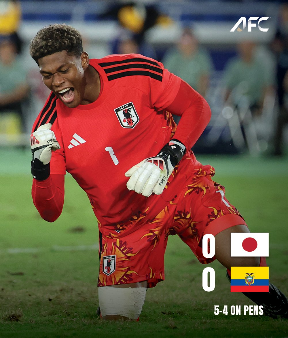 afcasiancup's tweet photo. Penalty shootout heroics for 🇯🇵 Japan while 🇺🇿 Uzbekistan show dominance in today's international friendlies! https://t.co/TT0ZBatDmU