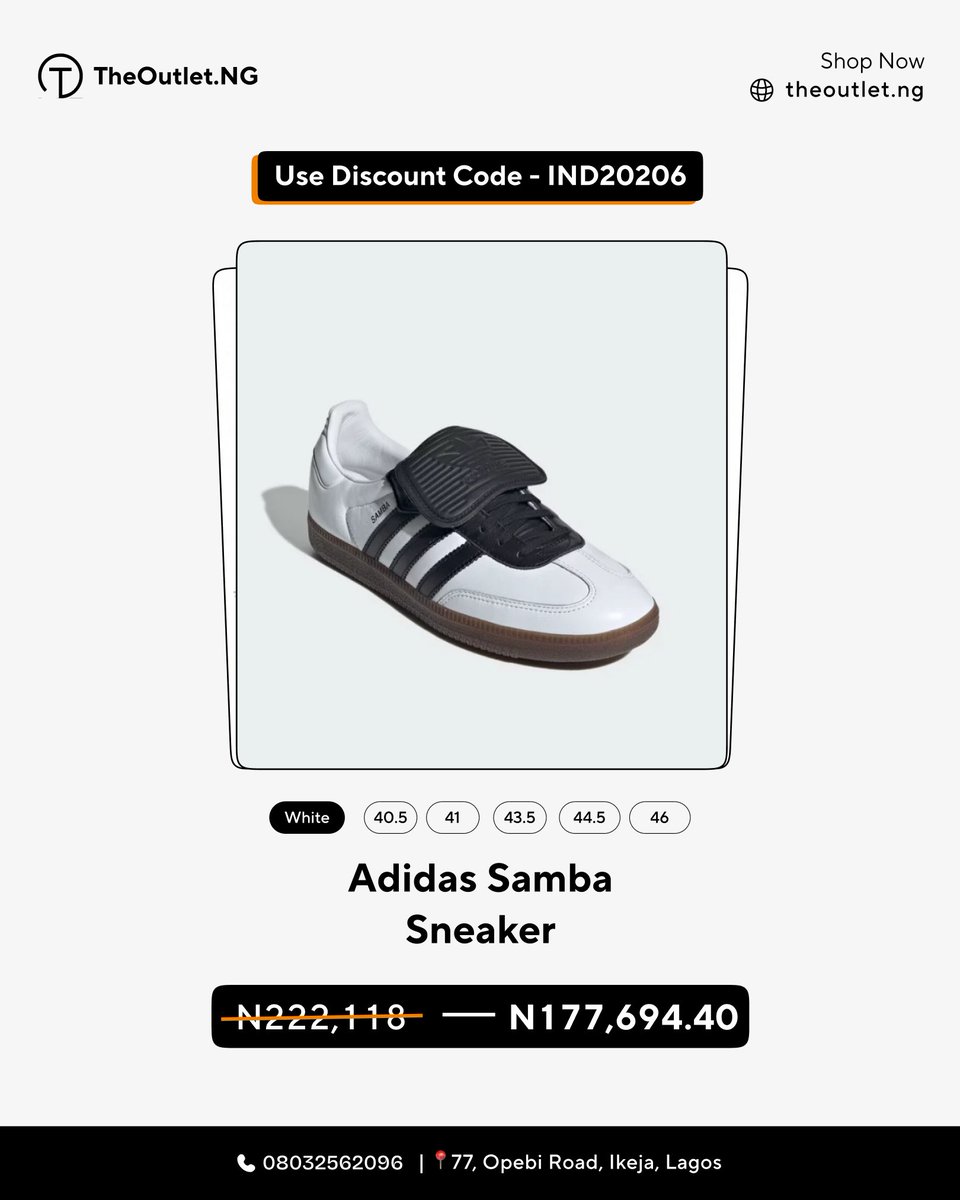theoutlet_ng's tweet photo. Enjoy 20% OFF selected Green &amp; White Sneakers from October 1st -3rd

Use code IND202026 at checkout.

Shop here 👉 https://t.co/GhNPhTL1ke

📍 77 Opebi Road, Ikeja, Lagos https://t.co/A9FdEsqnca