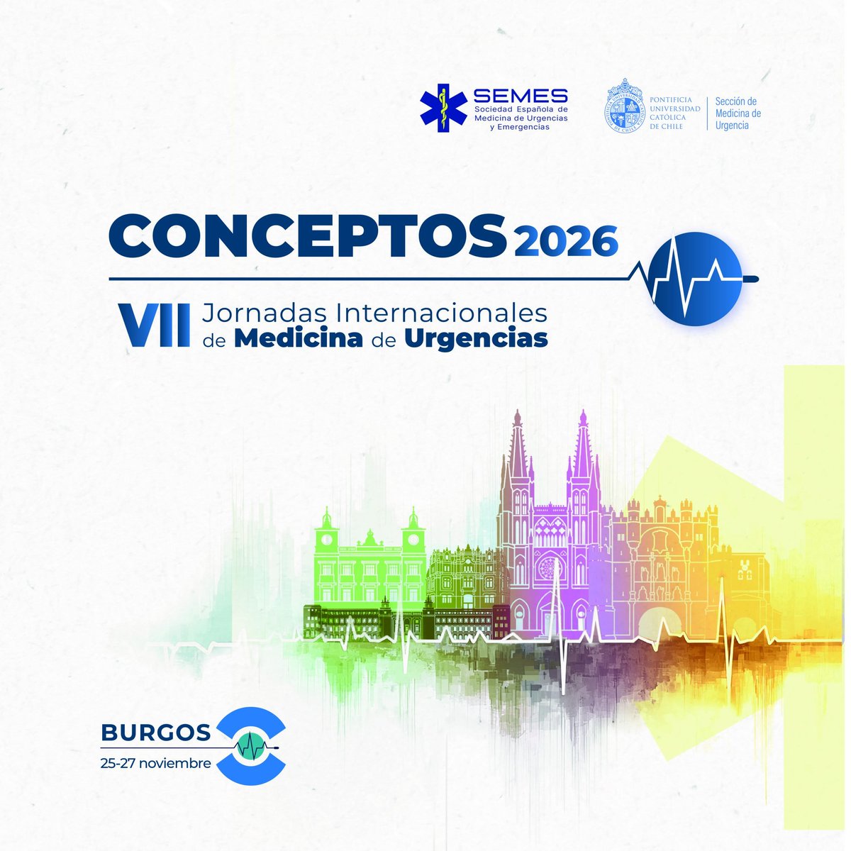 SEMES_'s tweet photo. Hemos actualizado el programa de #CONCEPTOS2026 🤩

¡Último mes!  Inscríbete antes del 30 de octubre pata hacerlo con cuota reducida

Las Jornadas de  #urgencias y #emergencias +dinámicas e innovadoras

❄️ En Burgos, del 25 al 27 de noviembre https://t.co/r6gfldQtjp https://t.co/tNguJSdrjZ
