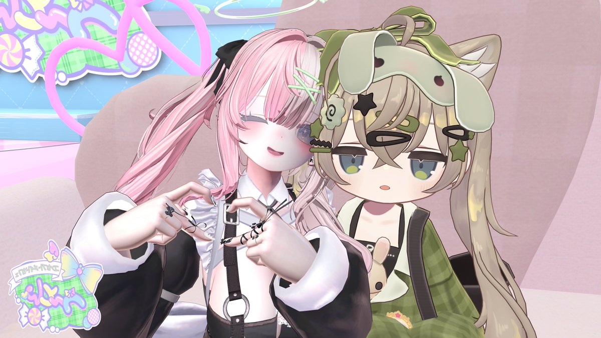 Nagochi_vrc's tweet photo. #つーとん_VRC
お邪魔してきました。
わらびちゃんかわいいよわらびちゃん
一生懸命おむらいすになごち書いてくれてありがとうね

澪さんはとってもお話上手でまさかのラジオ体操組でびっくりしたよ。ラジオ体操で次は会いましょう。
次はあにまるずっにも会いに行きます。 https://t.co/QCGAk11kQC